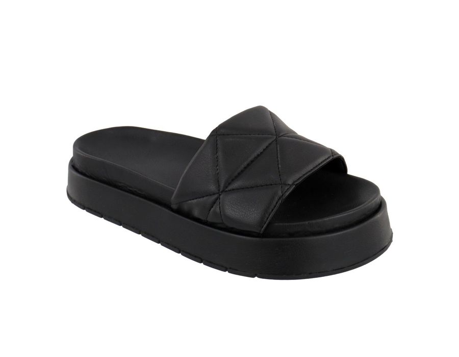 Flatform Bruna Preta | KUENTO SHOES