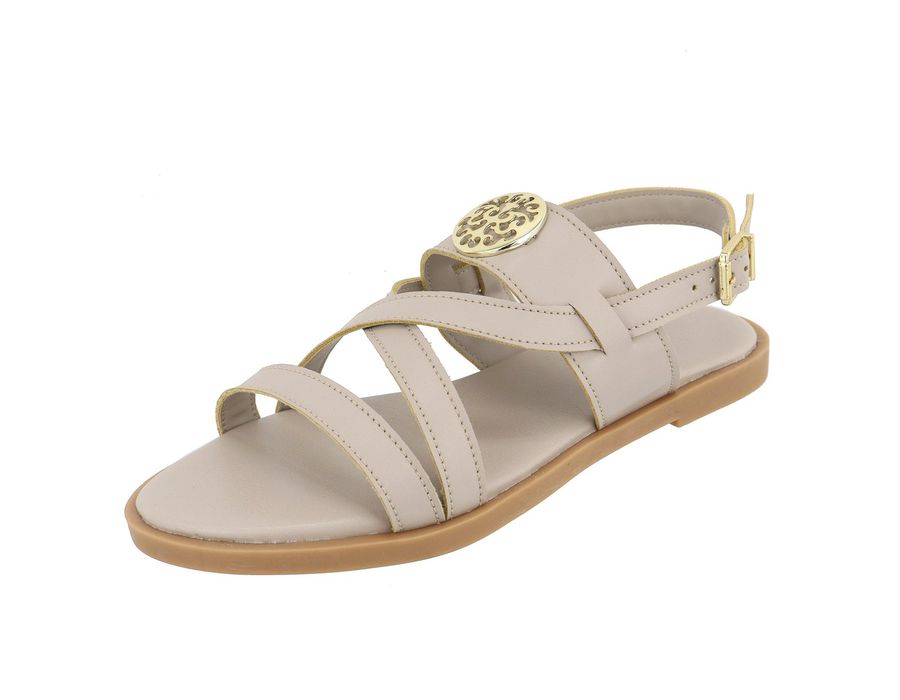 Flat Rasteira Lele Nude | KUENTO SHOES