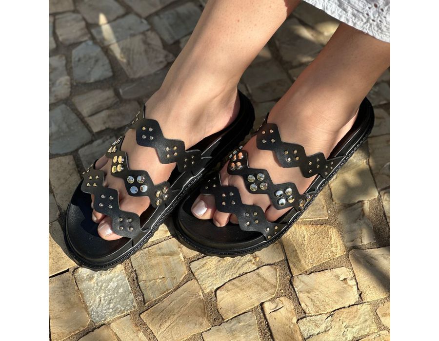 Flato Lia Preta | KUENTO SHOES