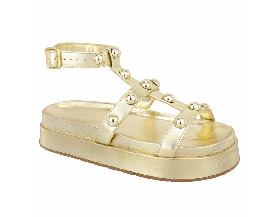 Flatform Virginia Ouro Light | KUENTO SHOES